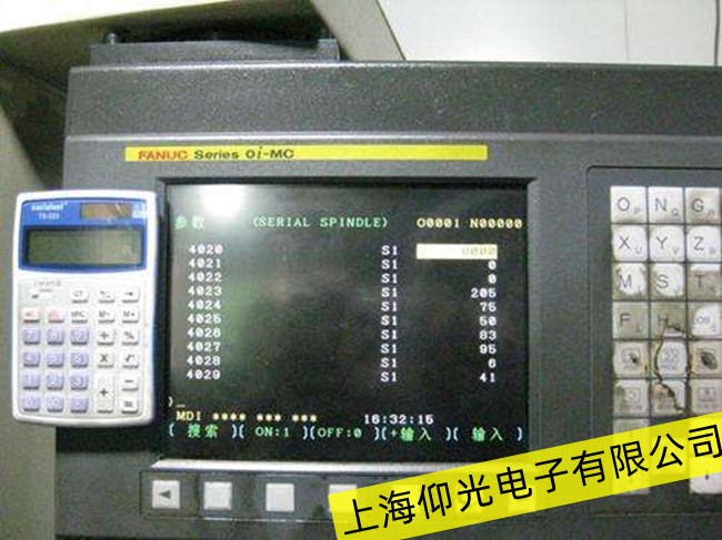 深圳沙井發(fā)那科觸摸屏上電顯示異常故障維修