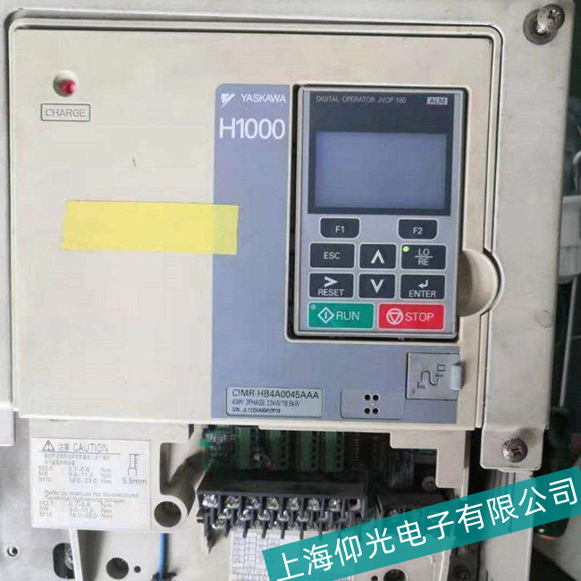 杭州YASKAWA安川PC5系列變頻器開機(jī)無顯示故障維修
