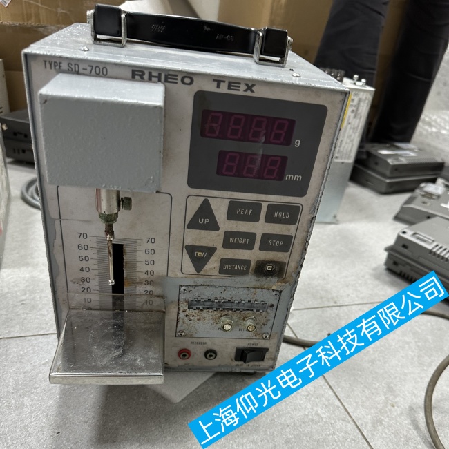 日本太陽(yáng)科學(xué)SUN RHEO魚糜彈性檢測(cè)儀TEX SD-700顯示屏不顯示故障維修專家
